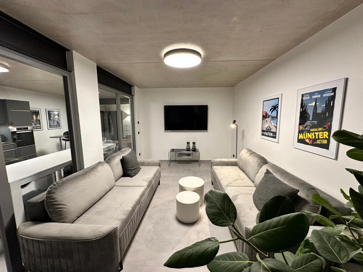 Luxurioeses Apartment Direkt Am Kanal 125 M² - Youpartments Münster Eksteriør billede