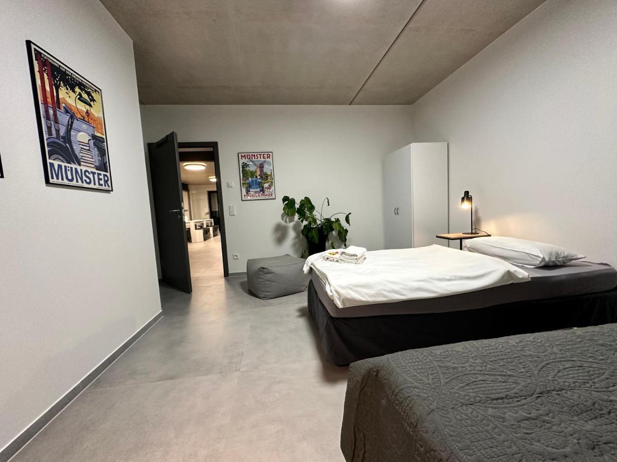Luxurioeses Apartment Direkt Am Kanal 125 M² - Youpartments Münster Eksteriør billede